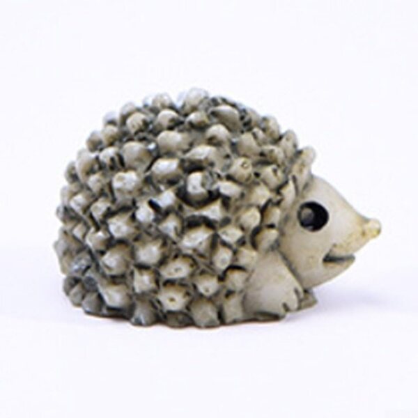 ZYWUOY Miniatur-Hérisson-Puppen aus Kunstharz, 1,8 x 1,2 cm – farbenfrohe DIY-Dekoration