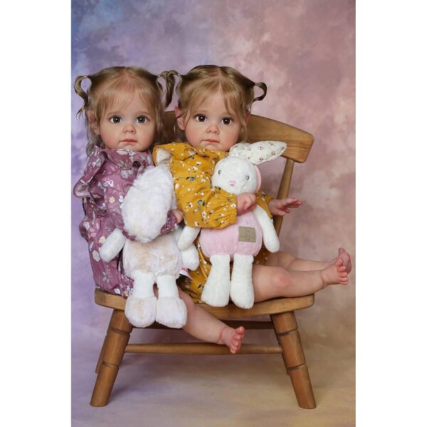 Reborn Baby Silicone Doll 61 cm Vene realistiche Kit completo per bambini