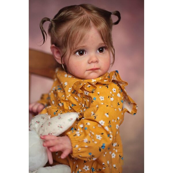 Reborn Baby Silicone Doll 61 cm Vene realistiche Kit completo per bambini