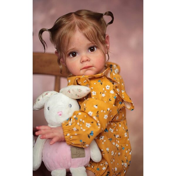 Reborn Baby Silicone Doll 61 cm Vene realistiche Kit completo per bambini