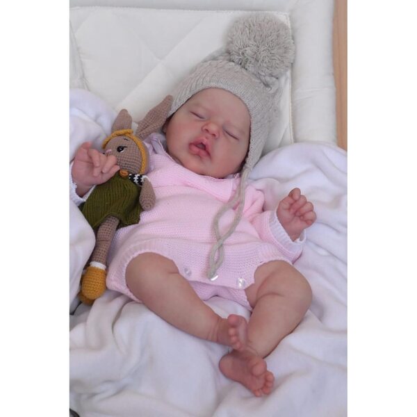 bambole Reborn Silicone 55 cm Bambino Realistica Corpo Morbido e Accessori Completi