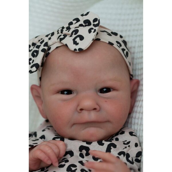 Anano Reborn Baby Boy Puppe 48 cm. Realistisches Silikon mit weichem Körper und gezeichneten Adern