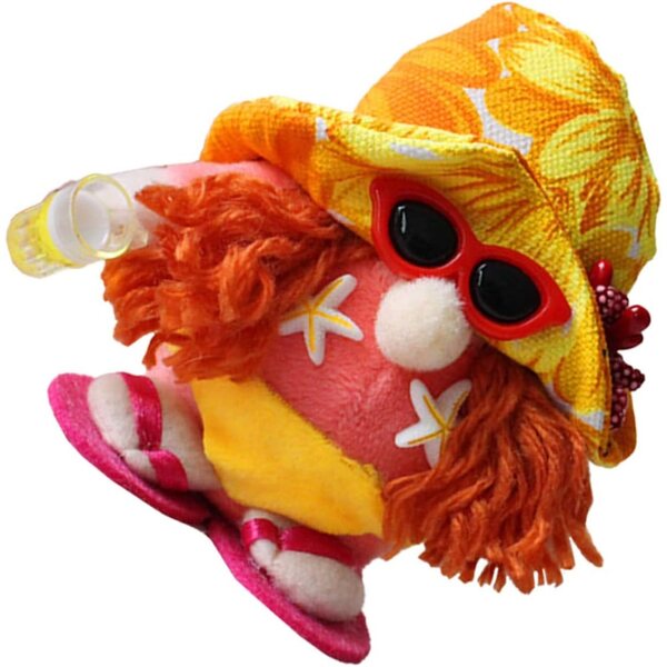 TOYANDONA Sommerzwergpuppen aus Stoff mit Bikini- und Sonnenbrillen-Dekoration