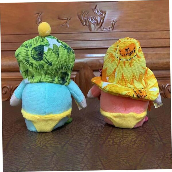 TOYANDONA Sommerzwergpuppen aus Stoff mit Bikini- und Sonnenbrillen-Dekoration