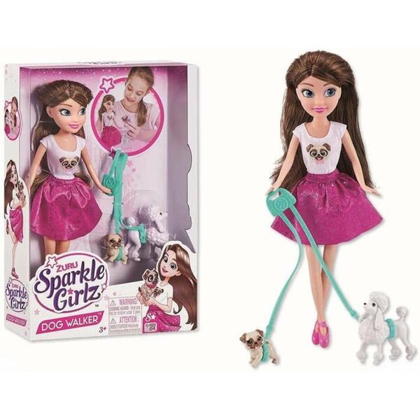 Muñeca Sparkle 26cm mit Perritos – Kreatives Spiel und süße Gesellschaft