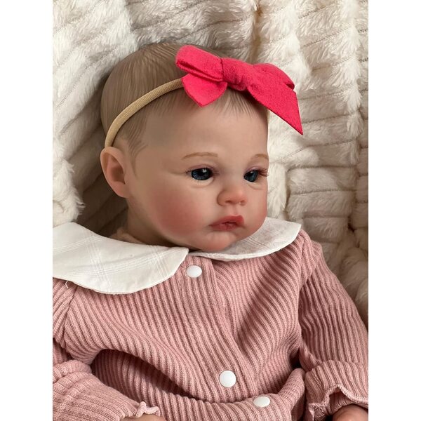 Zero Pam Reborn Silikonpuppe 50 cm | Realistische Neugeborenenpuppe mit Zubehör im Lieferumfang enthalten