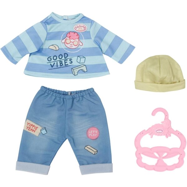Baby Annabell Little Chemise & Pantalon 36 cm - Tenuta 2 pezzi per bambole Baby Annabell Little