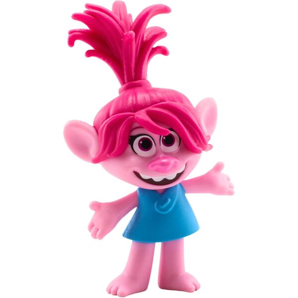 Figurina da collezione Poppy con abito blu - Trolls World Tour DREAMWORKS