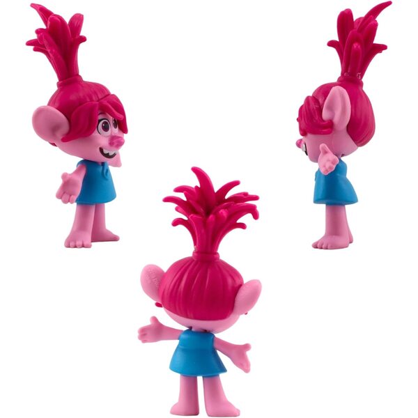 Figurina da collezione Poppy con abito blu - Trolls World Tour DREAMWORKS
