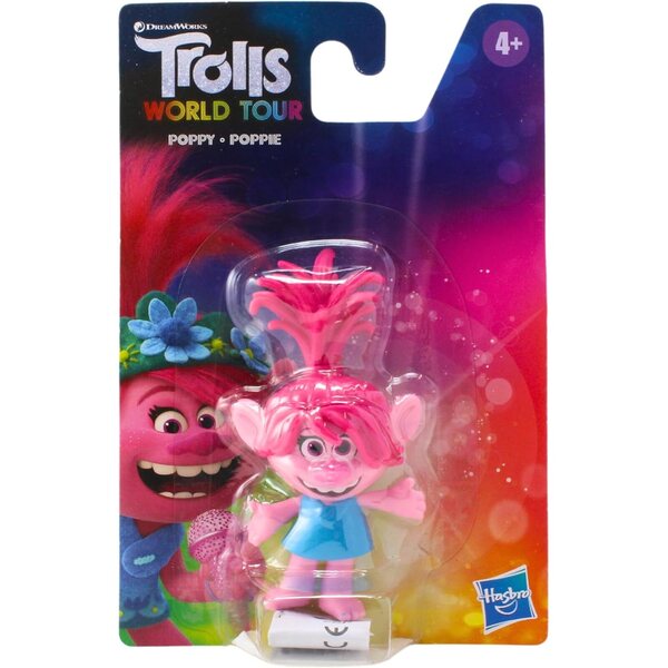 Figurina da collezione Poppy con abito blu - Trolls World Tour DREAMWORKS