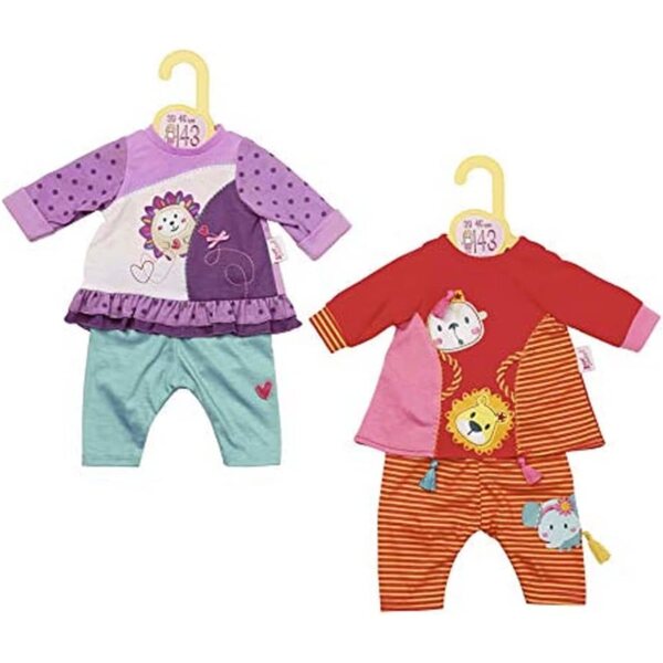 Abiti Dolly Moda estivi 43cm, 2 modelli assortiti per bambole di varie misure