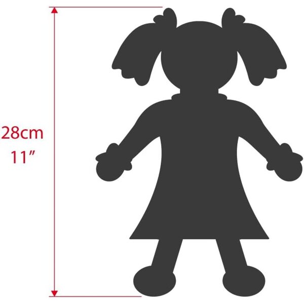 Bigjigs Toys Ruby Puppe 28 cm für Kinder ab 1 Jahr, rosa gepunktetes Kleid
