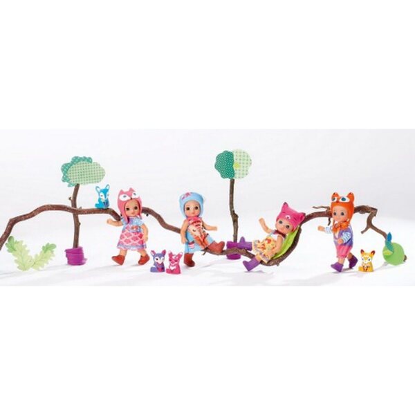 Zapf Creation Mini Chou Chou Foxes MINIDOLL - Mini bambole e accessori 5,1x15,9x21 cm