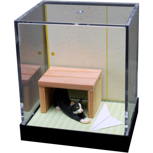 Miniatur 1/12 Japanisches Zimmer mit Katze - Diorama Platz 89704