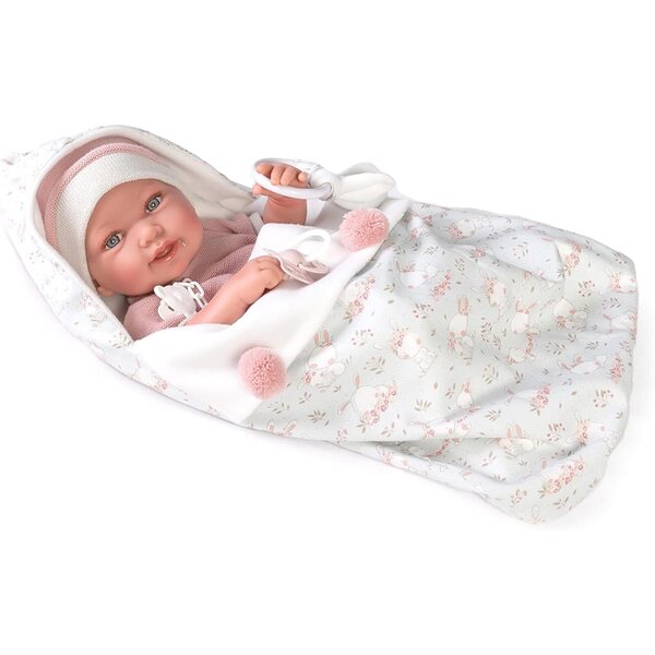 Antonio Juan Pipa Neugeborene Puppe 42 cm, realistisch und weich im Griff