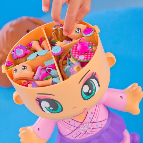 Pinypon Iris Surprise 40 cm – Behälter mit 6 Fächern und exklusiver Minifigur