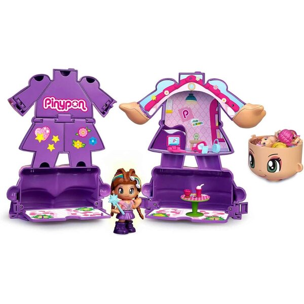 Pinypon Iris Surprise 40 cm – Behälter mit 6 Fächern und exklusiver Minifigur