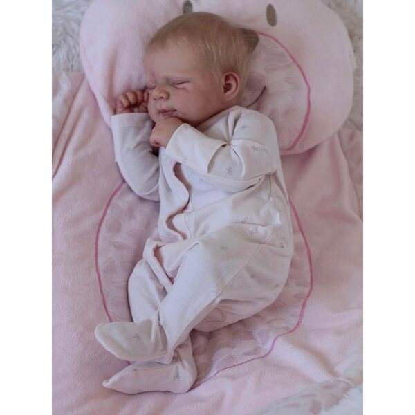 Pascale Reborn-Puppe, 46 cm, waschbares Silikon, realistisches Baby, weich und handgefertigt