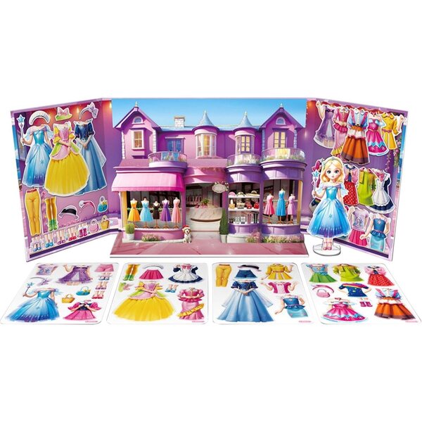 Set Bambole Magnetiche da Vestire Qurygin - Gioco Creativo Principessa per Bambini
