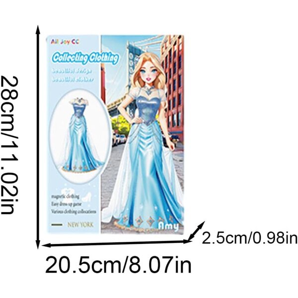Set magnetischer Prinzessinnen-Anziehpuppen – Kreativspiel für Mädchen