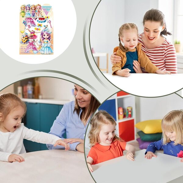 Magnetic Princess Dressed – Kreatives Acryl-Set, lehrreiches und unterhaltsames Spiel für Kinder