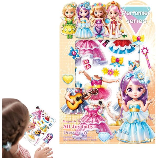 Magnetic Princess Dressed – Kreatives Acryl-Set, lehrreiches und unterhaltsames Spiel für Kinder