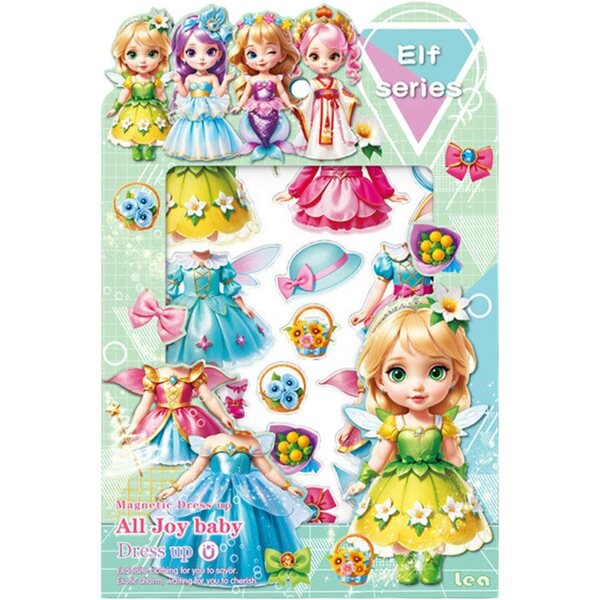 Magnetische Prinzessin zum Verkleiden aus Acryl – kreatives und sicheres Spiel für Kinder
