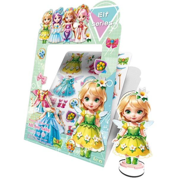 Magnetische Prinzessin zum Verkleiden aus Acryl – kreatives und sicheres Spiel für Kinder