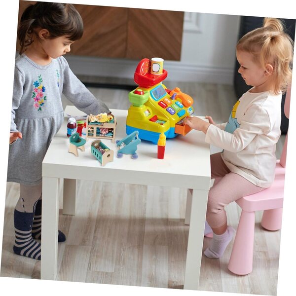 Mini Mobiletto in Legno per Casa delle Bambole Blu - Arredamento Miniatura Realistico