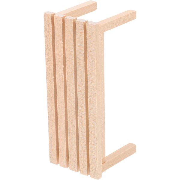Eringogo Holzbank, Mini-Dekoration, Puppenhaus, Modellierung, 9 x 3,7 x 3,6 cm