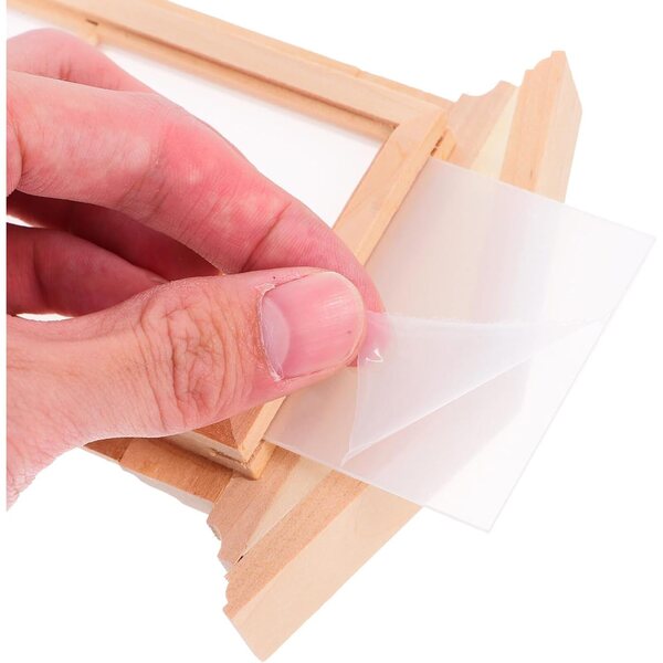 Set 2 Mini Finestre in Legno per Casa delle Bambole, Decorazione Creativa e Fai da Te