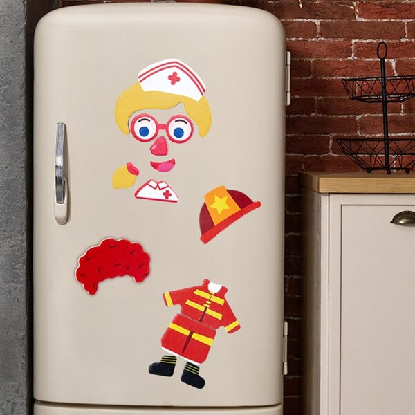Magnetisches Holzpuzzle für Kinder ab 3 Jahren – Kreatives Zuordnungs- und Lernspiel