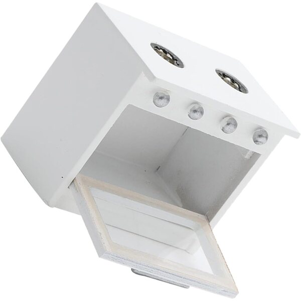 Beaupretty Mini Fornello da Cucina in Plastica Bianco per Casa delle Bambole