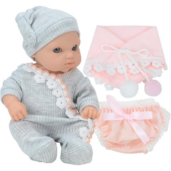 Générique Reborn-Puppe mit Kleidung für Kinder – kreatives Spielen und Rollenspiel – 21 cm