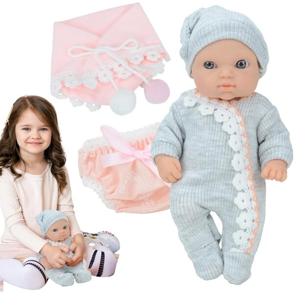 Générique Reborn-Puppe mit Kleidung für Kinder – kreatives Spielen und Rollenspiel – 21 cm