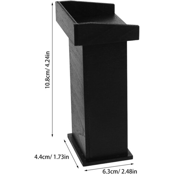 UPKOCH Podio in Legno per Casa delle Bambole Scala 1:12, Design Realistico e Robusto