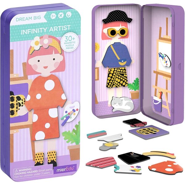 mierEdu Magnetische Puzzle-Box für Künstler – Kreativität und Unterhaltung für Kinder