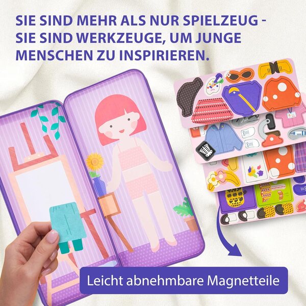 mierEdu Magnetische Puzzle-Box für Künstler – Kreativität und Unterhaltung für Kinder