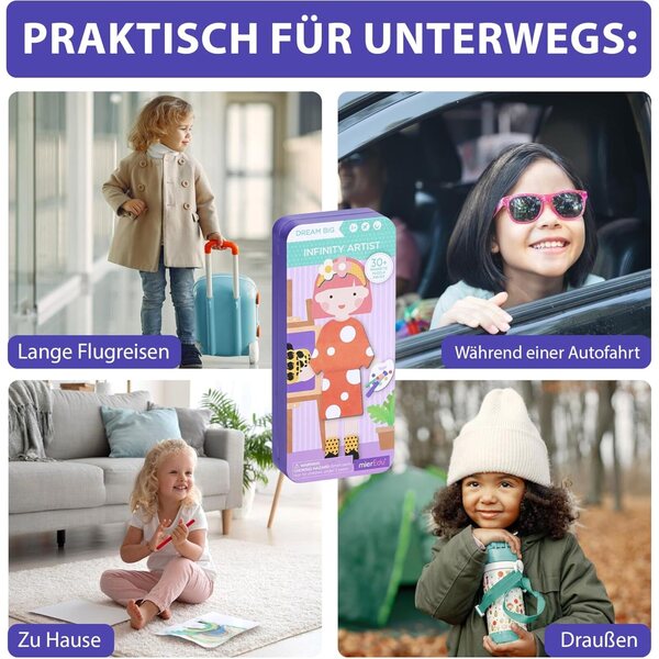 mierEdu Magnetische Puzzle-Box für Künstler – Kreativität und Unterhaltung für Kinder