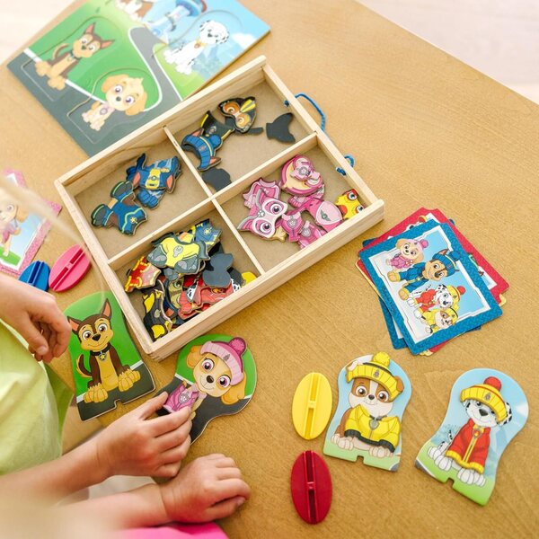 Melissa & Doug Pat Patrouille 64 magnetische Teile – Kreativ- und Lernspiel für Kinder