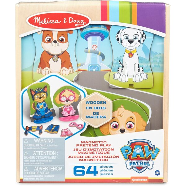 Melissa & Doug Pat Patrouille 64 magnetische Teile – Kreativ- und Lernspiel für Kinder
