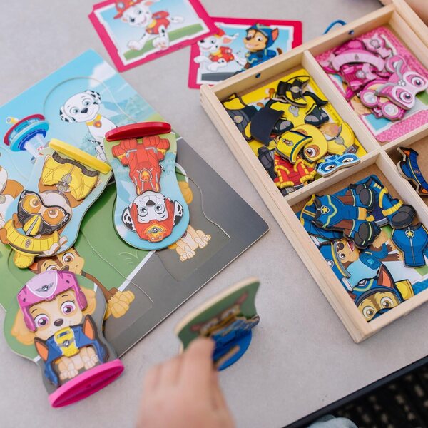 Melissa & Doug Pat Patrouille 64 magnetische Teile – Kreativ- und Lernspiel für Kinder