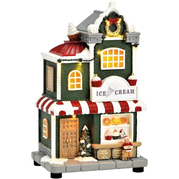 Wurm Lanterna LED Gelateria con Suono e Luci Colorate 14x24x10 cm - Design Originale