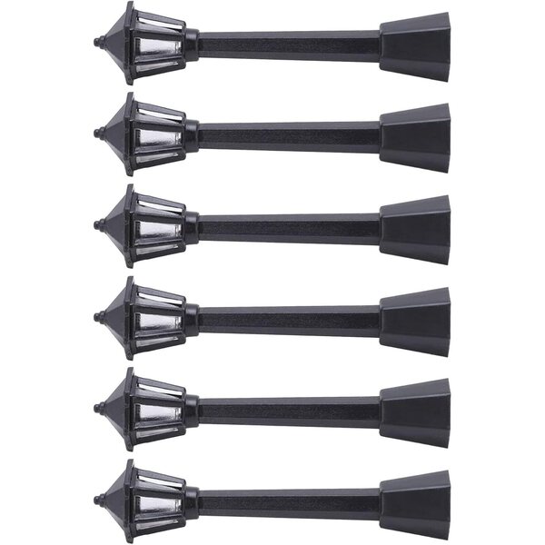Mini-Gartenlampen für den Modellbau – 6er-Set aus sicherem Kunststoff