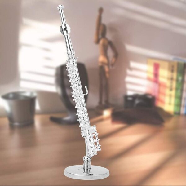 Mini-Kupferflöte Modell 11 cm mit Ständer und eleganter Geschenkbox