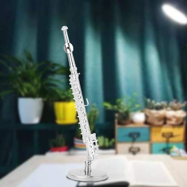Mini-Kupferflöte Modell 11 cm mit Ständer und eleganter Geschenkbox