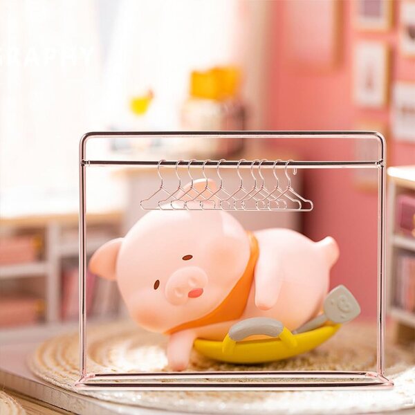 SHINEOFI Goldenes Metall-Mini-Kleiderbügel-Set für Puppenhaus 9,8 Zoll mit 10 Kleiderbügeln