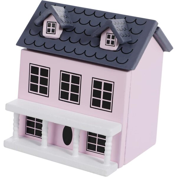 Casa delle bambole 3D in legno Toyvian miniatura elegante e decorativa