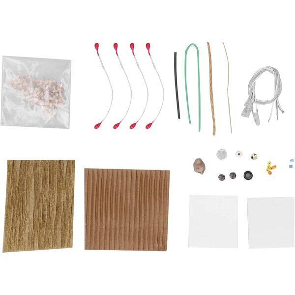 Kit Casa delle Bambole in Legno DIY - Gioco Educativo Creativo per Bambini e Famiglie