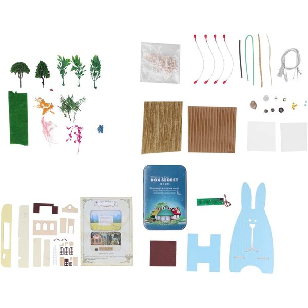 Kit Casa delle Bambole in Legno DIY - Gioco Educativo Creativo per Bambini e Famiglie